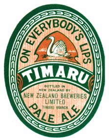 Timaru Pale Ale label