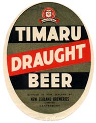 Timaru Draught Label